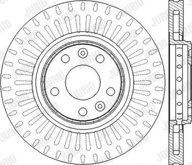 Jurid 562596JC - Brake Disc autospares.lv