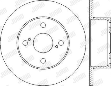 Jurid 562598J-1 - Brake Disc autospares.lv