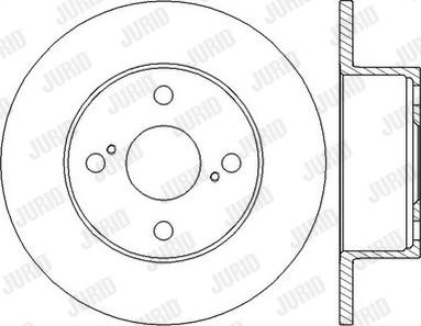 Jurid 562598JC - Brake Disc autospares.lv