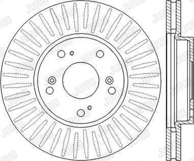 Jurid 562547J-1 - Brake Disc autospares.lv