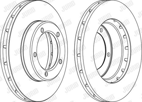 Jurid 562559JC-1 - Brake Disc autospares.lv