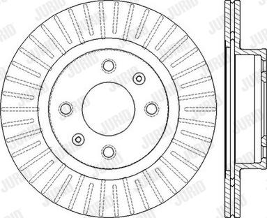 Jurid 562555JC - Brake Disc autospares.lv