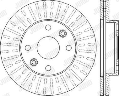 Jurid 562556J-1 - Brake Disc autospares.lv