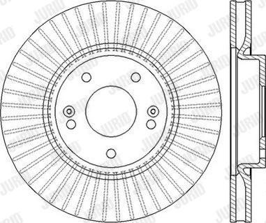 Jurid 562550JC - Brake Disc autospares.lv