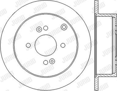 Jurid 562551JC - Brake Disc autospares.lv