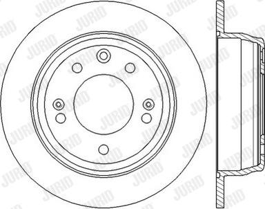 Jurid 562553JC-1 - Brake Disc autospares.lv