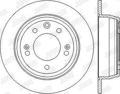 Jurid 562553JC - Brake Disc autospares.lv