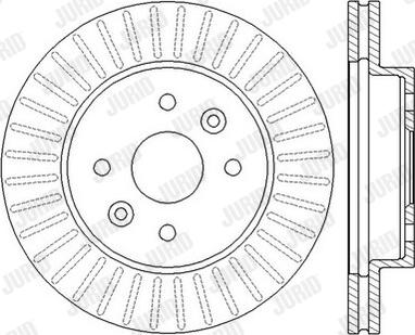 Jurid 562557J-1 - Brake Disc autospares.lv