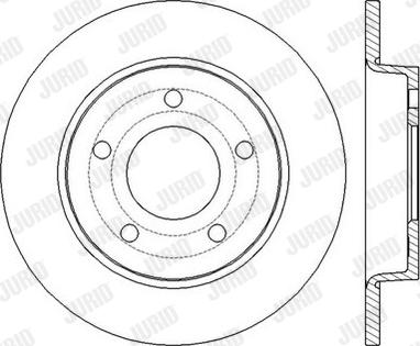 Jurid 562560JC-1 - Brake Disc autospares.lv