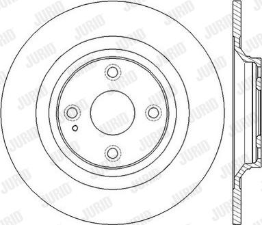 Jurid 562561JC - Brake Disc autospares.lv