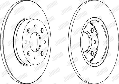 Jurid 562500JC - Brake Disc autospares.lv