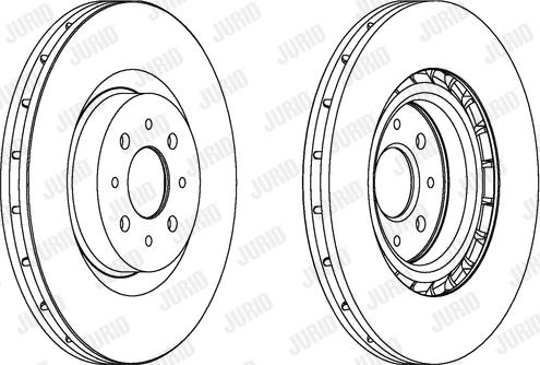 Jurid 562502JC - Brake Disc autospares.lv