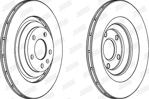 Jurid 562512JC-1 - Brake Disc autospares.lv