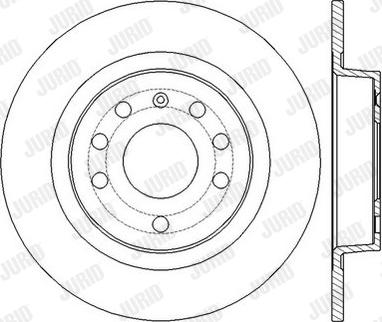 Jurid 562581JC - Brake Disc autospares.lv