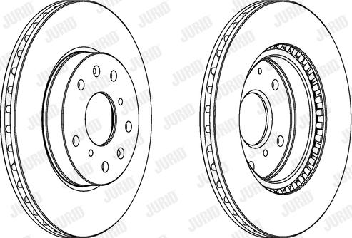 Jurid 562534JC - Brake Disc autospares.lv