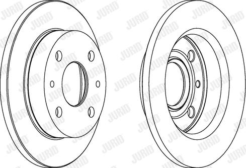 Jurid 562531JC-1 - Brake Disc autospares.lv