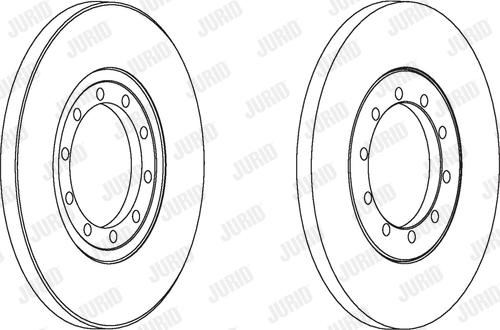 Jurid 562537JC-1 - Brake Disc autospares.lv