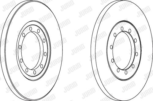 Jurid 562537JC - Brake Disc autospares.lv