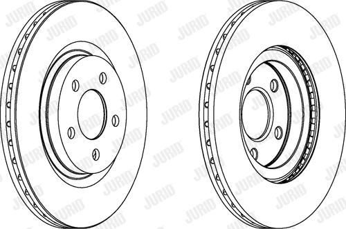 Jurid 562524J - Brake Disc autospares.lv