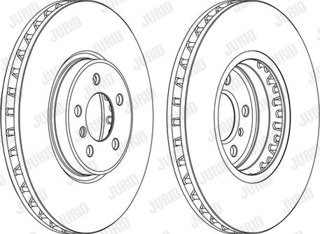 Jurid 562522JC-1 - Brake Disc autospares.lv