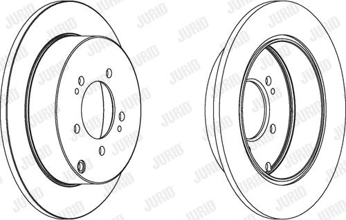 Jurid 562527JC-1 - Brake Disc autospares.lv