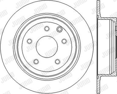 Jurid 562576JC-1 - Brake Disc autospares.lv