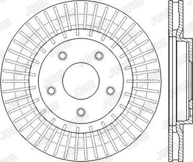 Jurid 562578JC - Brake Disc autospares.lv