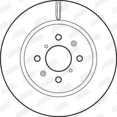 Jurid 562699JC - Brake Disc autospares.lv