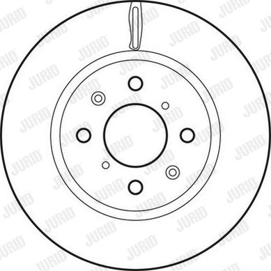 Jurid 562694JC-1 - Brake Disc autospares.lv