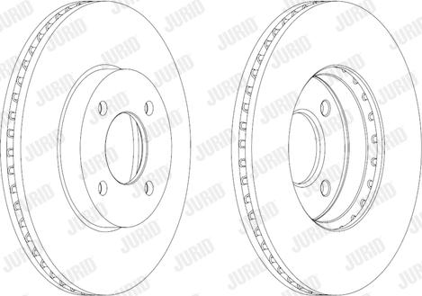 Jurid 562693JC - Brake Disc autospares.lv