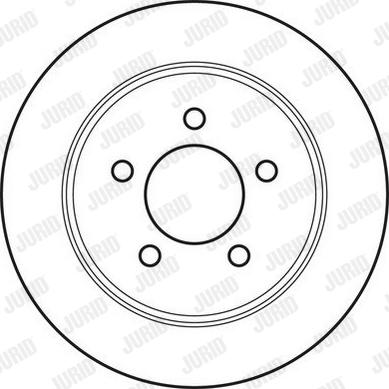 Jurid 562646JC - Brake Disc autospares.lv