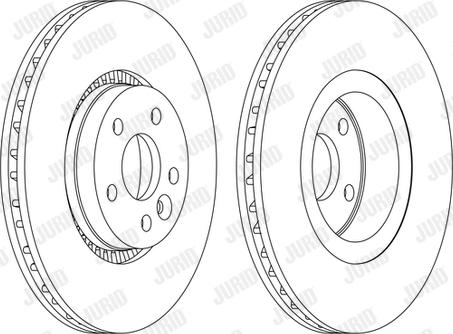 Jurid 562643JC - Brake Disc autospares.lv