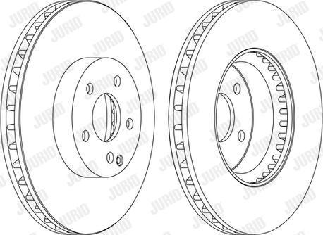 Jurid 562647JC-1 - Brake Disc autospares.lv