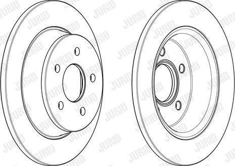 Jurid 562655JC-1 - Brake Disc autospares.lv