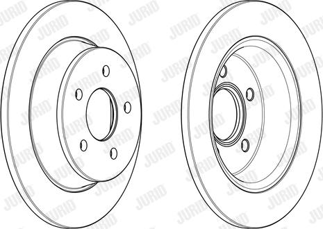 Jurid 562655JC - Brake Disc autospares.lv