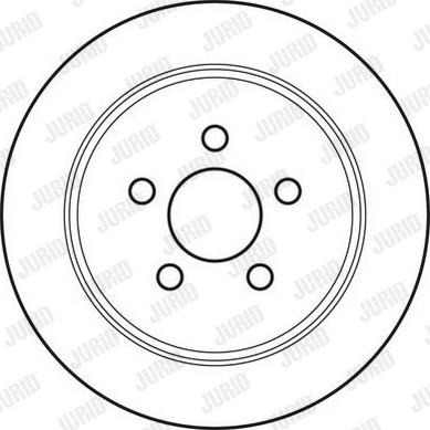 Jurid 562656JC-1 - Brake Disc autospares.lv