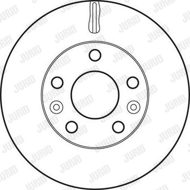 Jurid 562658JC - Brake Disc autospares.lv