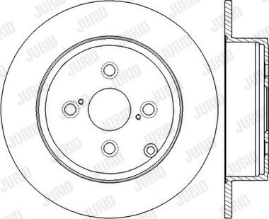 Jurid 562600JC-1 - Brake Disc autospares.lv