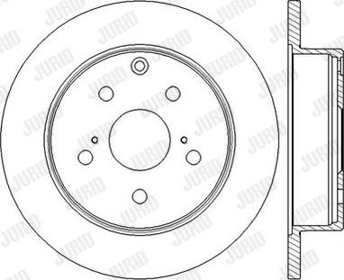 Jurid 562601JC - Brake Disc autospares.lv