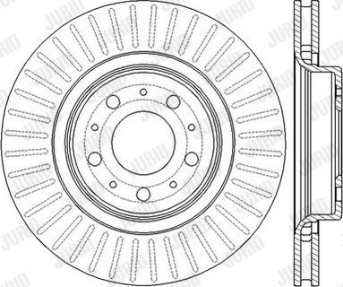 Jurid 562607J-1 - Brake Disc autospares.lv