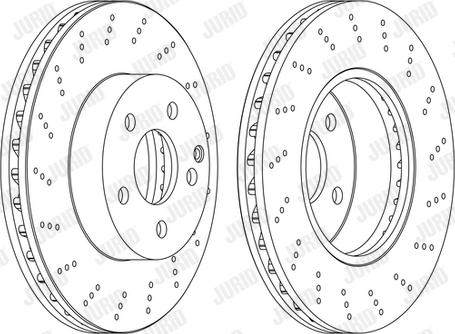 Jurid 562619JC-1 - Brake Disc autospares.lv