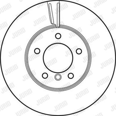 Jurid 562618JC - Brake Disc autospares.lv