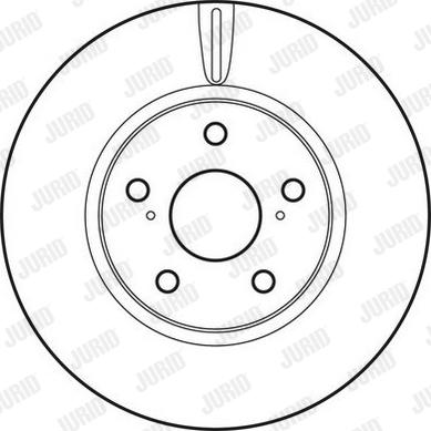 Jurid 562689JC-1 - Brake Disc autospares.lv