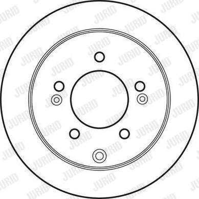 Jurid 562686JC - Brake Disc autospares.lv