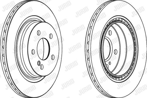 Jurid 562680JC - Brake Disc autospares.lv