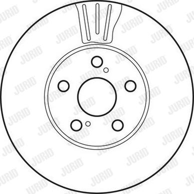 Jurid 562683JC - Brake Disc autospares.lv