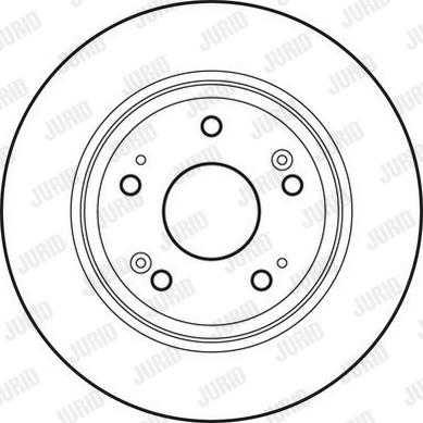 Jurid 562687JC-1 - Brake Disc autospares.lv