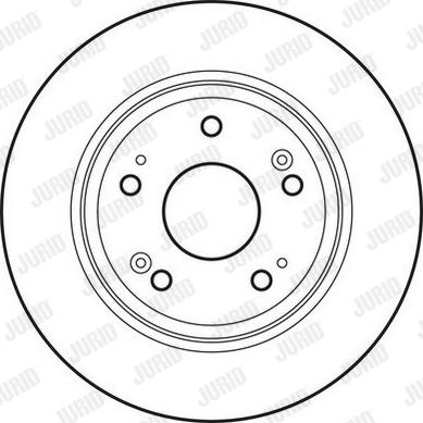 Jurid 562687JC - Brake Disc autospares.lv