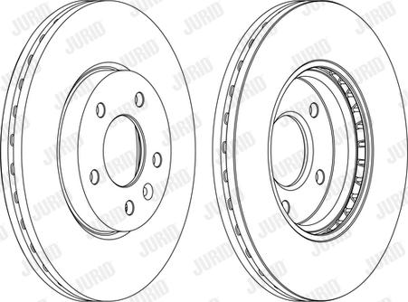 Jurid 562631JC-1 - Brake Disc autospares.lv