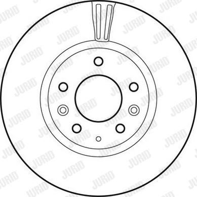 Jurid 562633JC-1 - Brake Disc autospares.lv